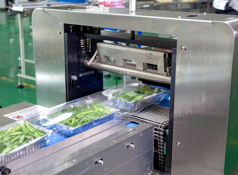 Automatic HFFS Fruit Vegetable Lettuce Wrapping Machine