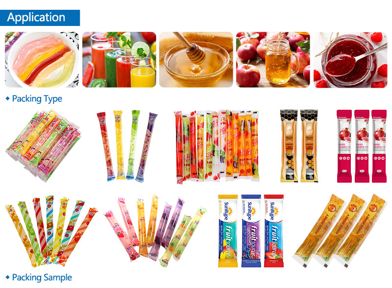 Automatic Fruit Juice Stick Pack Vertical Form Filling Seal Packing Machine