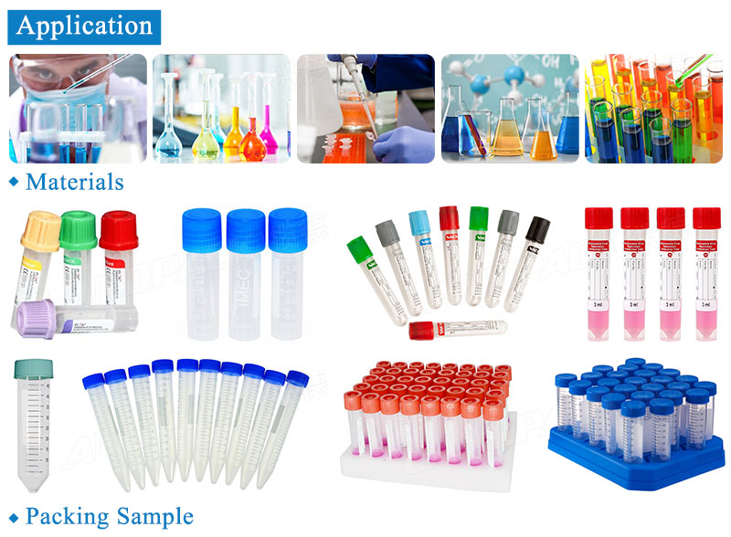 Automatic Pharmaceutical Reagent Test Tube Filling and Capping Machine