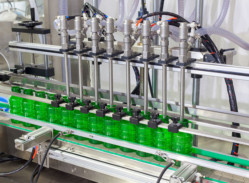 Automatic Pharmaceutical Liquid Plastic Bottle Filling Capping Labeling Machine Line