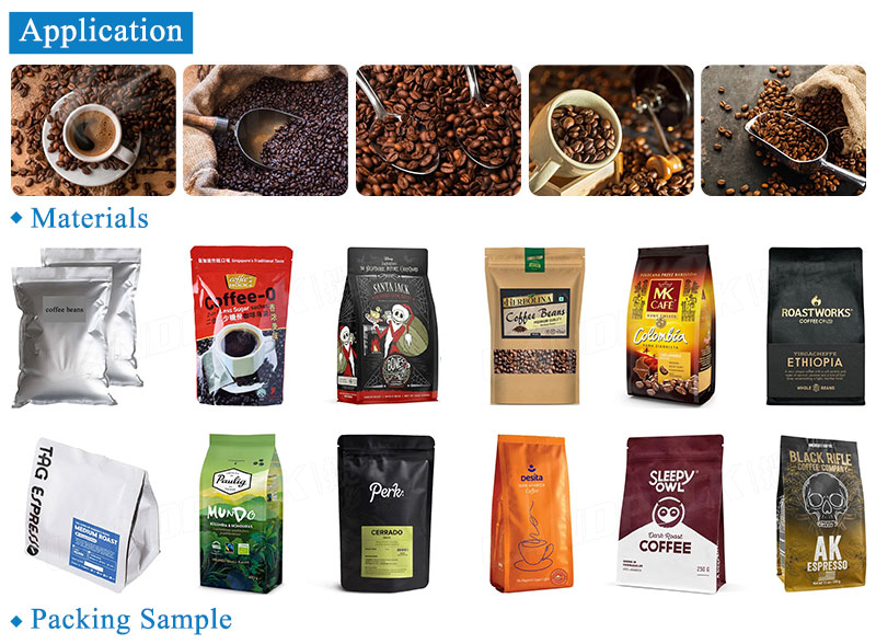 Multi-function Coffee Bean Rotary Doypack Pouch Packing Machine