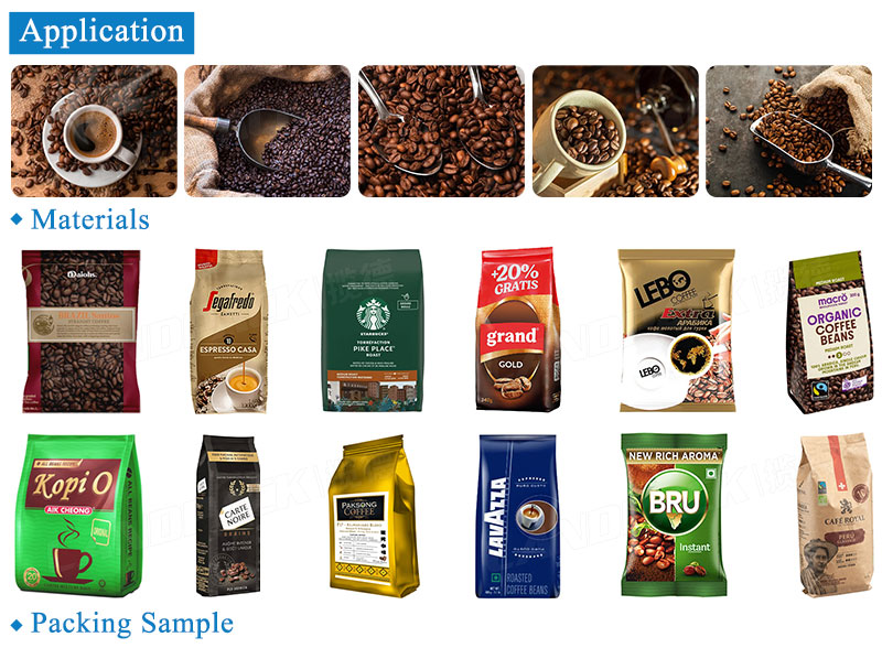 Automatic Coffee Bean Granule Product Vertical Packing Machine