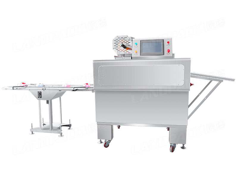 Automatic Cling Film Vegetable Fruit Food Tray Wrapping Machine