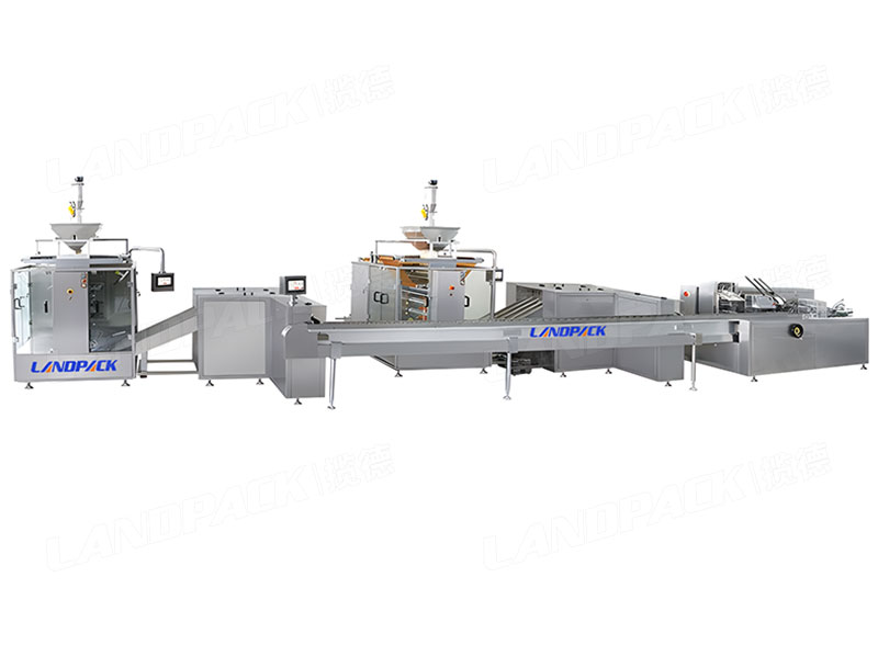 High Precision Multilane Milk Powder Packing And Cartoning Packaging Line System