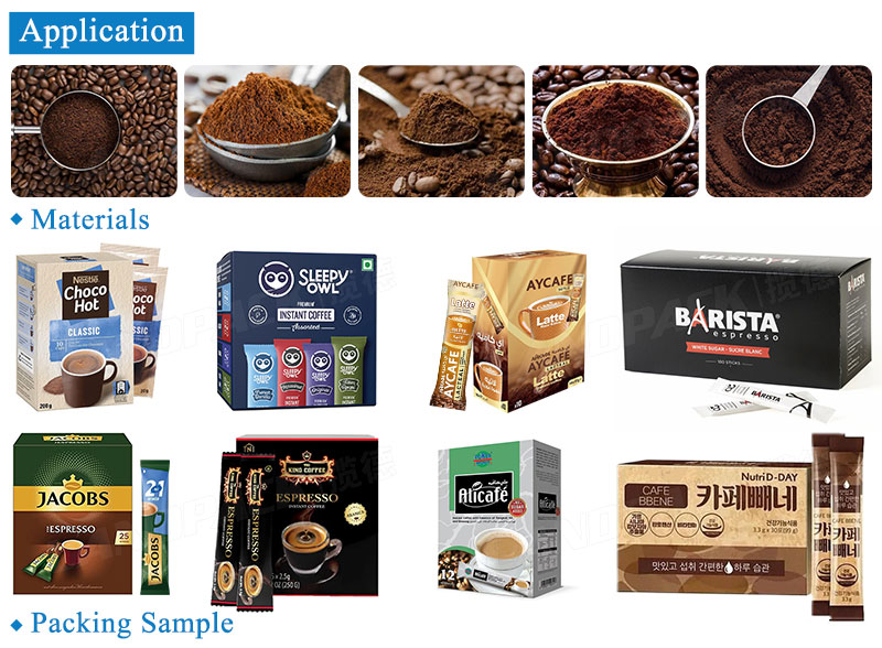 High Precision Multilane Coffee Powder Stick Packing And Cartoning Machine Line System