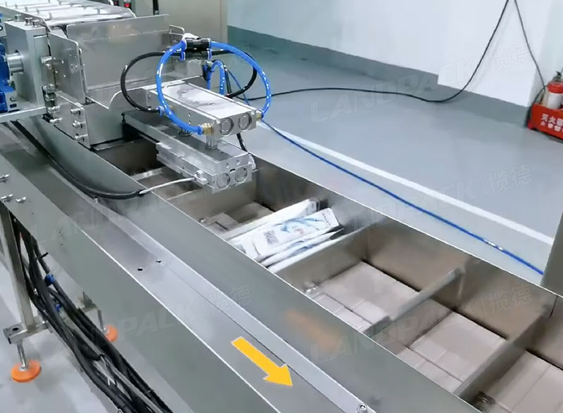 Automatic Multi Lane Liquid Stick Bag Packing Packaging Cartoning Machine Line